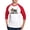 Red/White, variant on CafePress - Jurassic Dinosaur - Cotton Baseball Jersey, 3/4 Raglan Sleeve Shirt