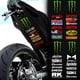 thumbnail image 2 of reflexivo Defensa Decoración Pegatina Monstruo MOTUL OHLINS HRC Calcomanía Impermeable Motocicleta Pegatinas, 2 of 4