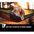 thumbnail image 4 of Hamaca Doble Bear Butt #1 para Camping para 2 Personas Amarillo/Azul, 4 of 7