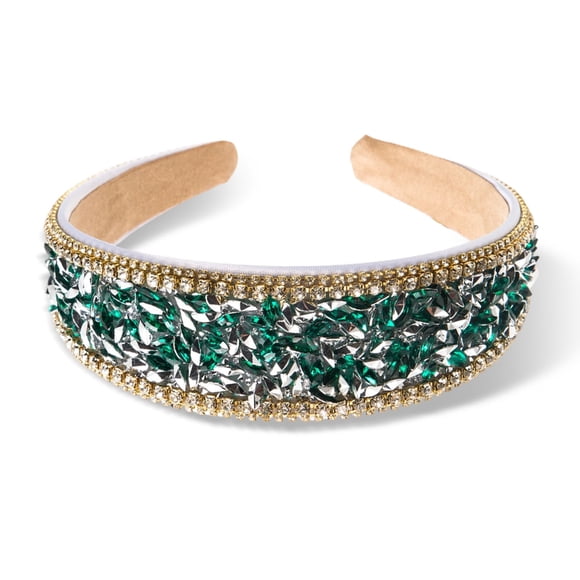 Rhinestone Headband for Elegant French Style Shine Hair Accessories Fashion Headwear Home Leisure