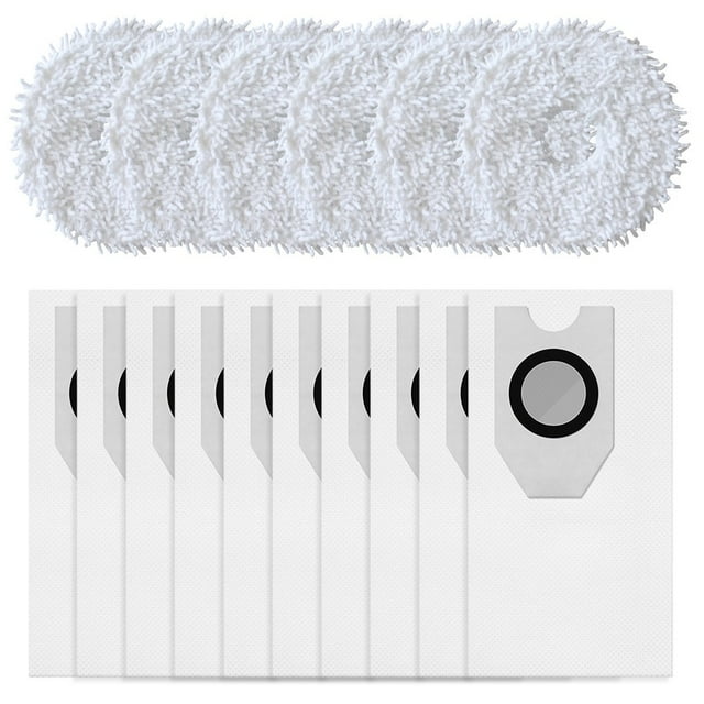 For Midea V12 For Eureka J12 For Ultra Replacement Dust Bags Mop Pads Parts Accessories Sweeper Replacement Part Cleaning Tools