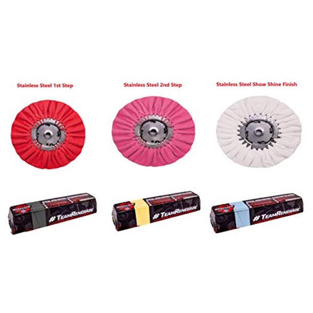 Renegade Complete Stainless Steel Airway Buffing Pad and Rouge
