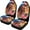 American Flag Horse, variant on ZIATUBLE Palm Leaf Auto Front Seat Cover Washable High Back Saddle Blankets Fit for Most Car SUV Comfortable Captain Chair Seat Cover Set of 2 Car Accessories for Women Men Interior