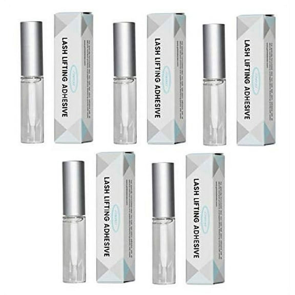 Lomansa Lash Lifting Adhesive (5ml 0.16 oz) Eyelash Perming Rod Fix Glue For Eyelash (5 pcs)
