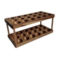 thumbnail image 1 of El propietario de madera contiene 36 huevos frescos organizador de cocina para el hogar extraíbles eggrok de doble nivel para el refrigerador de, 1 of 9