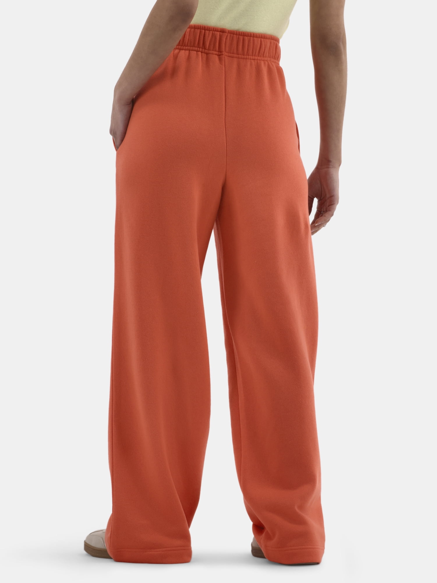 No Boundaries Soft Fleece Wide Leg Pants, 30” Inseam, 1 or 2-Pack, Women’s XXS-4X