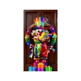 thumbnail image 2 of Mardi Gras Decorative Door Curtain 36X72 Inch With Pre - Drilled Holes For Easy Hanging And Ribbon For Party Accent - For Home Office Parties Festive Events Mardi Gras, 2 of 5