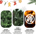 thumbnail image 6 of Tcbosik Artificial Christmas Tree with 919 PE&PVC Mixed Branch Tips, 4ft Unlit Xmas Tree with Metal Stand, Green, 6 of 8