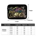 thumbnail image 3 of Three Motorcyclists 17 inch Portable Laptop Sleeve Compatible with MacBook Air Notebook Computer Case for Men Women College School Students, 3 of 7