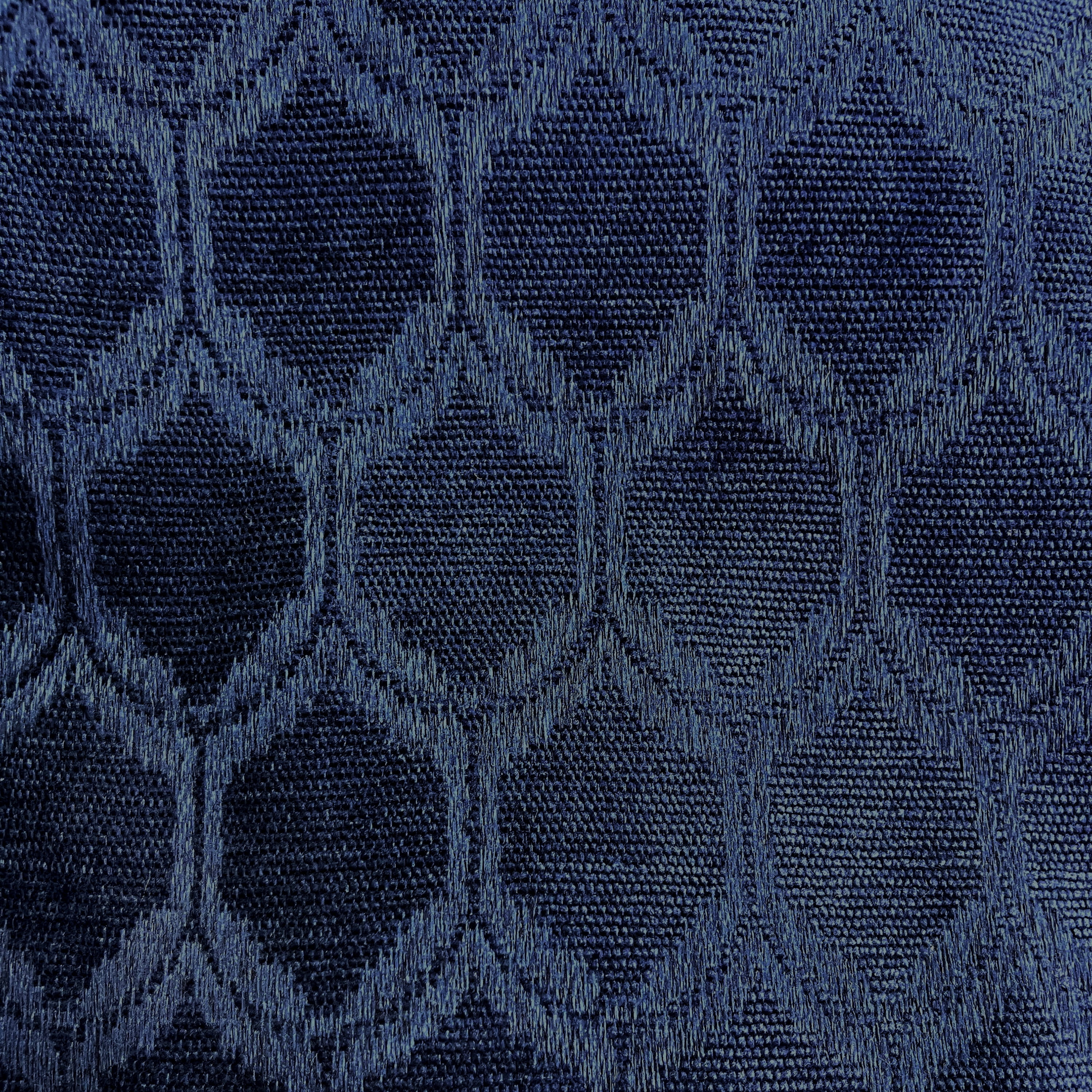 Better Homes & Gardens Jacquard Velvet Blackout Rod Pocket/Back Tab Single Curtain Panel, 1-Piece, Blue Cove, 50" W x 108" L