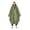 Army Green, variant on Unir Durable Waterproof Hooded Rain Poncho for Adults, Full Zip Closure, Tear-Resistant PU Outdoor Hiking Rain Cape, 1 Piece, One Size