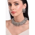 thumbnail image 3 of Efulgenz Oxidized Indian Jewelry Boho Vintage Antique Choker Necklace for Women (Style 8), 3 of 5