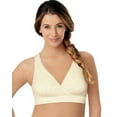 thumbnail image 2 of Playtex Nursing Pullover Wirefree Sleep Bra, 2-Pack Micro Dot Print/Black XS Women's, 2 of 2