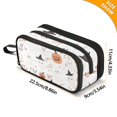 thumbnail image 4 of FORMRS Pencil Case with 3 Compartments Zipper Pouch, Elementary School Level and up, Ghost Design, 4 of 8