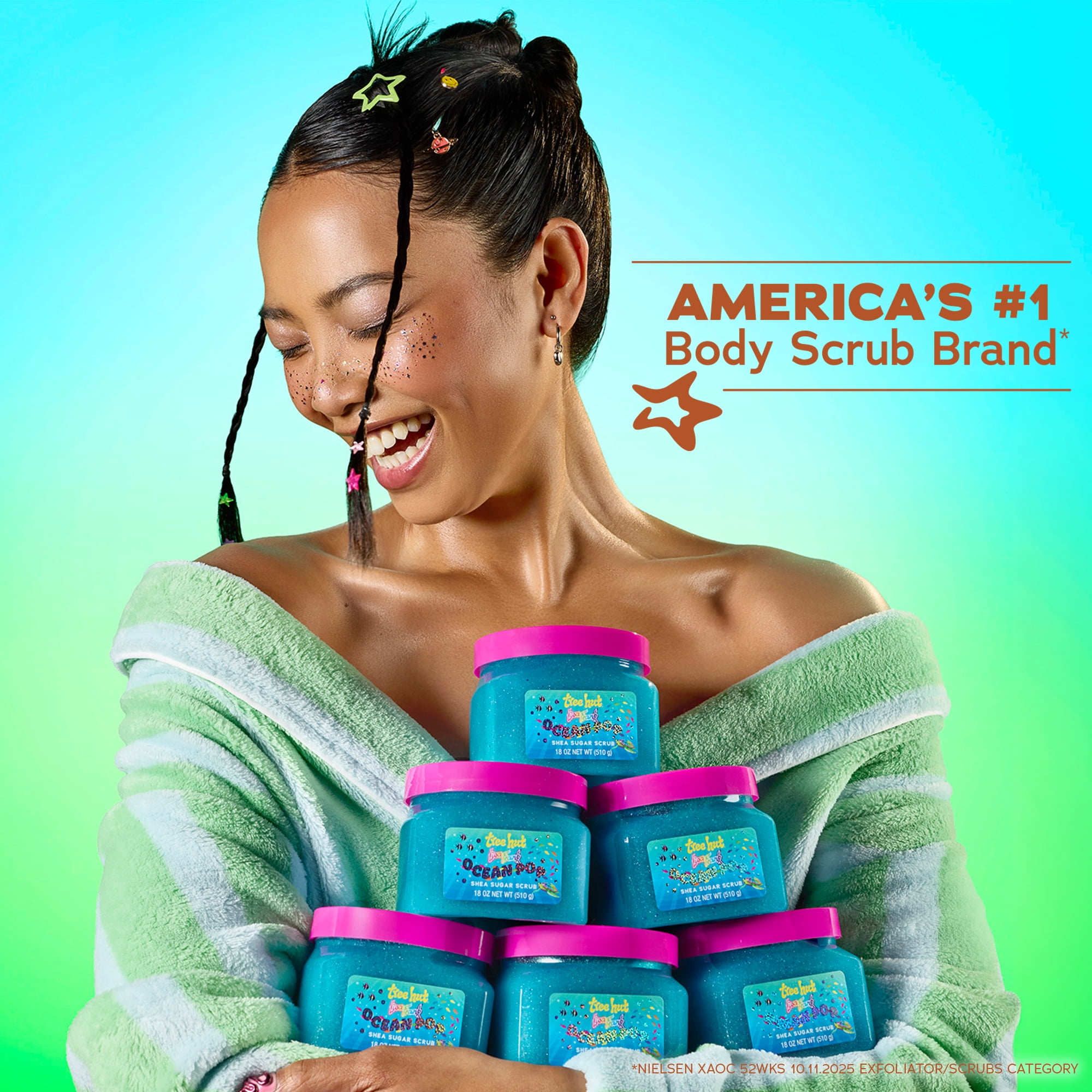 Lisa Frank x Tree Hut Ocean Pop Shea Sugar Scrub – 18 oz