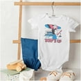 thumbnail image 4 of Popeye Surf's Up Hawaii Cartoon Romper Boys or Girls Infant Baby Brisco Brands NB, 4 of 6