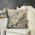 thumbnail image 2 of SHANXI s Pillows Bule Throw Pillow Case Linen for Home Couch Sofa Livingroom 20x20in, 2 of 5