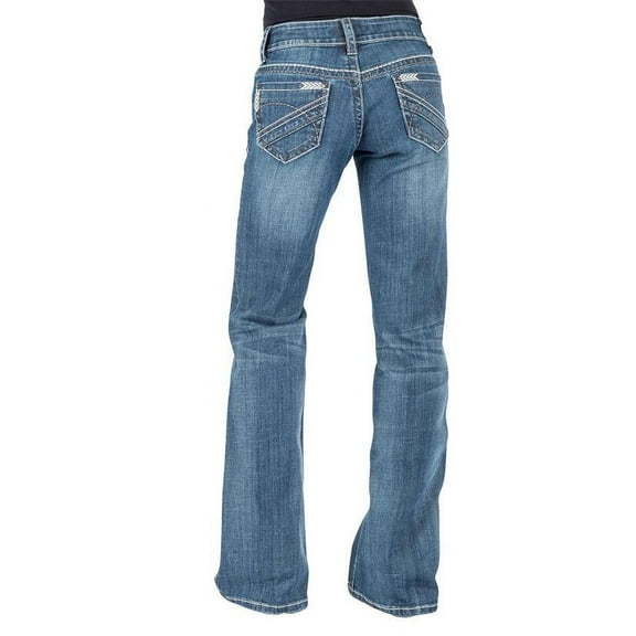 Stetson Womens Arrow Stitch Pocket Trouser Jean
