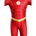 thumbnail image 4 of Vestido de fantasía para fiesta de carnaval, conjunto de máscara con casco, Flash Man, disfraz de Cosplay para niños, 4 of 5
