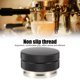 thumbnail image 3 of 58mm de acero inoxidable café polvo manipulador distribuidor nivelador herramienta altura ajustable con rosca antideslizante (base plana), 3 of 8