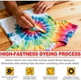 thumbnail image 4 of 8 Colors Tie Dye Powder Kit, Tie Dye Set for Home, Creative Dyes for Clothes, Easy DIY Fabric Art (8 Colors), 4 of 7