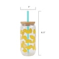 thumbnail image 3 of Mainstays 20-Ounce Acrylic Can Shape Tumbler, Lemon Pattern, 3 of 5