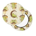 thumbnail image 2 of Disketp Frogs Stool Covers Round, Super Soft Round Bar Stool Cushion Covers Seat Cushion - 12 Inch, 2 of 7