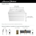 thumbnail image 6 of American Standard 8726033.477 Studio S 33" Single Wall Mounted Wood Vanity Cabinet Only -, 6 of 8