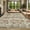 color, variant on Vintage Area Rug 5x7 for Living Room - Washable, Non-Slip, Low Pile Faux Wool Soft Carpet - Non-Shedding, Foldable, Distressed Printed Floor Rug for Dining Room, Colorful