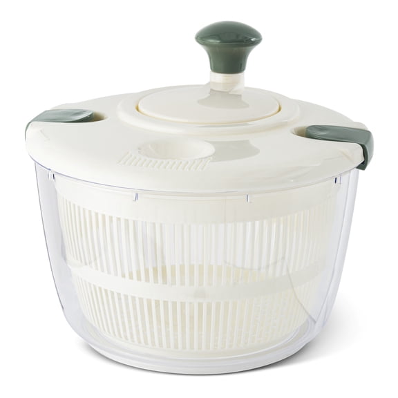 Elements by Thyme & Table Large Capacity Cream Salad Spinner