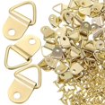 thumbnail image 1 of Hanging Hooks For Pictures Frame Hangers For Home Use Artistic Decor Golden Metal Durable 1 Set, 1 of 2