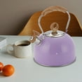 thumbnail image 1 of Hervidor de agua portátil y eficiente con silbato, 2.5L. Fácil de llenar. Hierve agua y leche. Ahorra . Diseño elegante. Prepara café., 1 of 8