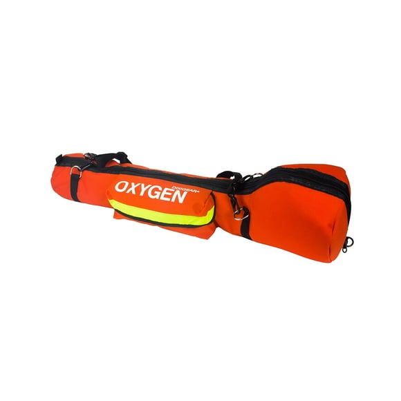 Dixie Ems O2 Shoulder Bag for E Size O2 Cylinder and Supplies, Oxygen Tank Carry Pack with Padding