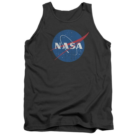 Nasa - Meatball Logo Distressed - Tank Top - X-Large