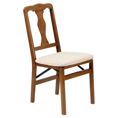 Queen Anne Hardwood folding chair - Fruitwood