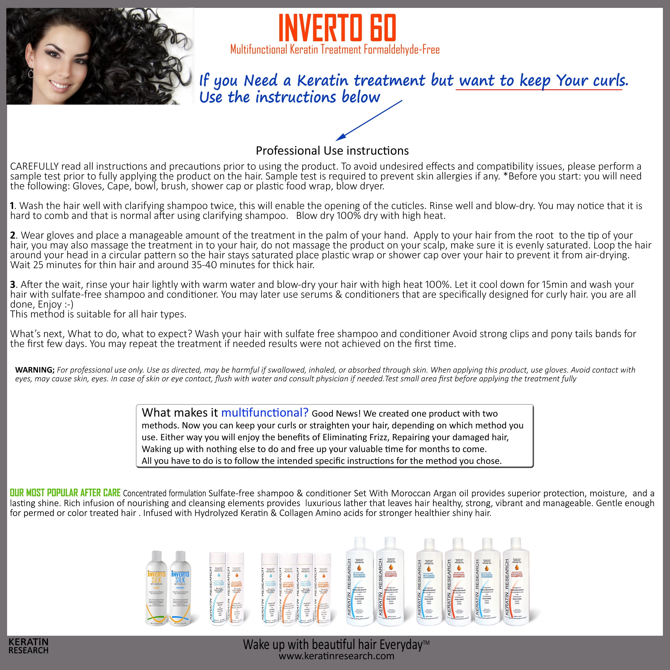 inverto 60 keratin treatment