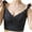 Black, variant on Bigersell Women Bralettes Bra Wide Strap V-Neck Bra Padded Push-up Bras without Underwire Removable Shoulder Strap Wireless Seamless Comfort Soft Bralette Bras S17-1717