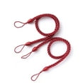 thumbnail image 1 of Cortina de poliéster Injueey para el hogar 2 piezas color rojo, 1 of 6