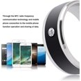 thumbnail image 3 of Smart Ring, No Charge and Depth Waterproof Universal Wear Smart Ring, Magic Wearable Device Universal Ring for Mobile Phone, NFC Smart Rings(size 11)，2pcs，silver, 3 of 5