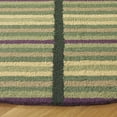 thumbnail image 3 of SAFAVIEH Metro Franco Checkered Area Rug, Green/Gold, 6' x 6' Round, 3 of 7