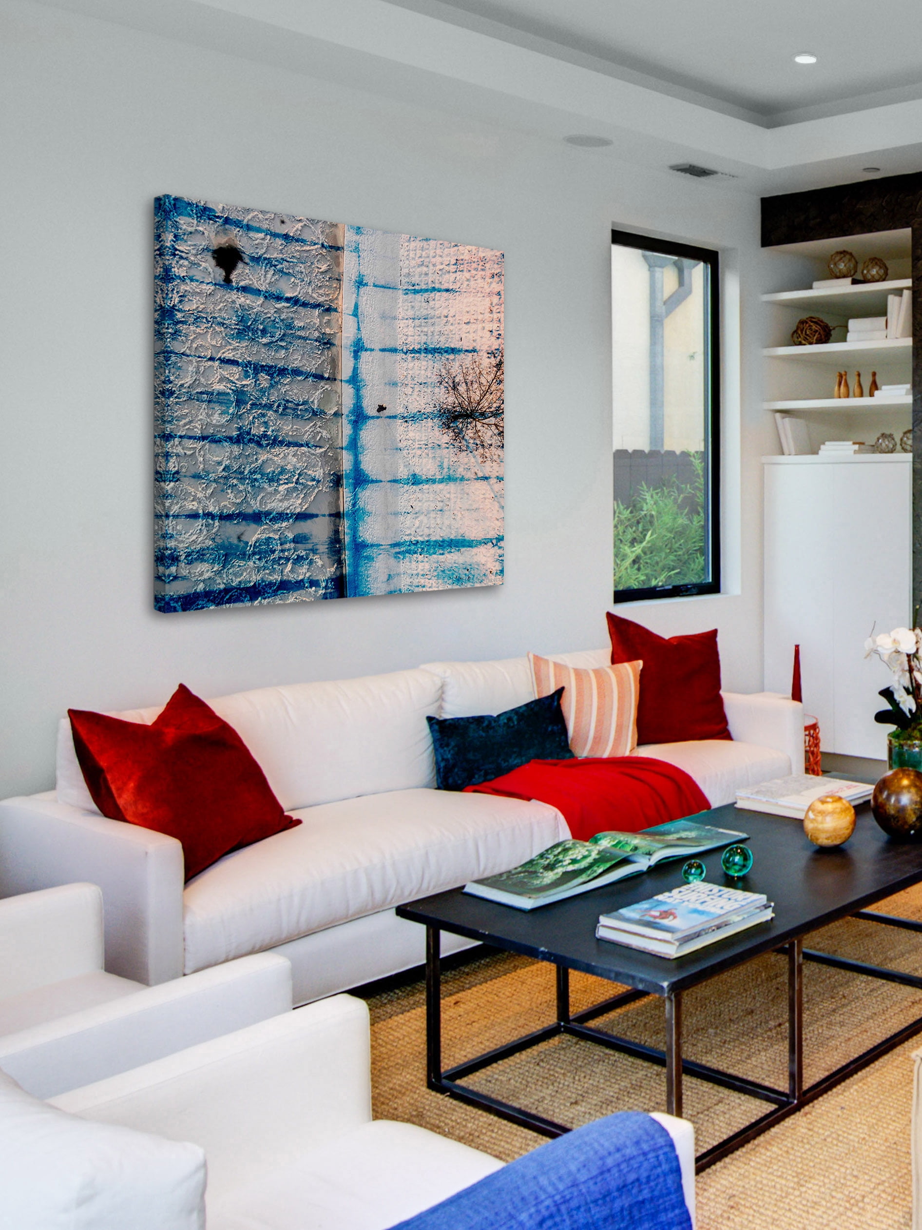 "Changing Landscape" Painting Print on Wrapped Canvas