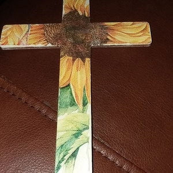 12 Pack Unfinished Wooden Crosses for DIY Crafts Ornament Easter
