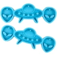 thumbnail image 4 of 2pcs Alien Spaceship Earring Pendant Silicone Molds DIY Crafts Eardrop Mold Jewelry Making Crafts, 4 of 7