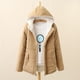 thumbnail image 4 of Chaqueta de algodón con capucha de estilo coreano grueso de otoño e invierno, chaqueta de pan de manga larga para mujer, chaqueta de algodón estilo universitario, 4 of 4