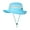 Sky Blue, variant on Visland Fisherman Hat Wide Brim Sun Unisex Lightweight Breathable Net Fishing Hat for Beach