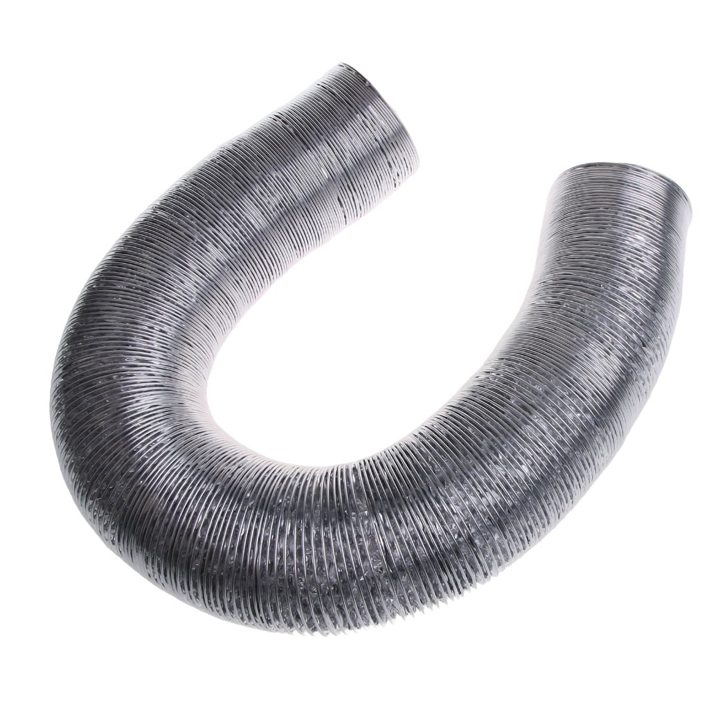 MOMOJIA Heavy Duty 2 Layer Dryer Vent Hose Aluminum Ducting with 2 Screw Clamps