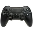 thumbnail image 2 of GHOST GEAR PS4 Pro Controller Gamepad [Metallic Black] - High-Speed Wired Connectivity, Four Programmable Rear Triggers, Zero Latency Gameplay - for PC/PS4, 2 of 4