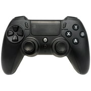 GHOST GEAR PS4 Pro Controller Wired Gamepad [Metallic Black] - High-Speed Wired Connectivity, Four Programmable Rear Triggers, Zero Latency Gameplay - for PC/PS4