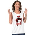 thumbnail image 4 of Cute Betty Boop Miss Heart Breaker Tank Top Tee Shirt Women Brisco Brands S, 4 of 5
