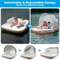 thumbnail image 5 of Inflatable Pool Float Lounge Swimming Raft, 5 of 11
